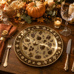Thanksgiving Charger Plate in Warm Beige for Autumn Tables - MintiHome