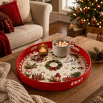 Christmas Vintage Icons Serving Tray - Sled Ice Skates - MintiHome