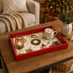 Christmas Vintage Icons Serving Tray - Sled Ice Skates - MintiHome