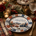 Farm Fresh Memories Christmas Charger Plate – Vintage Truck - MintiHome