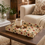Christmas Ornament & Bow Plastic Tray – Holiday Serving Platter - MintiHome