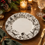 Halloween Decorative Charger Plate – Gothic Toile Rabbit - MintiHome