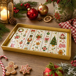 Nutcracker Christmas Tree Gingerbread Plastic Serving Tray - MintiHome