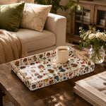 Christmas Gifts and Bells Serving Tray - Festive Red - MintiHome