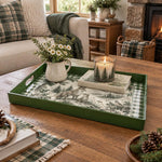 Christmas Decorative Serving Tray – Woodland Fox Engraving - MintiHome
