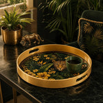 Jungle Leopard Orchid Plastic Serving Tray – Tropical Folk - MintiHome