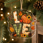 Fall Pumpkin Acrylic Hanging Wall Decor, Autumn Ornament - MintiHome