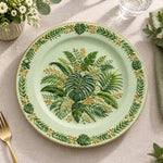 Daily Decorative Charger Plate – Mint Palm Ring Border - MintiHome