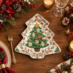 Christmas Decorative Charger Plate – Grand Tree Bauble Ring - MintiHome