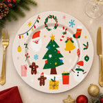 Christmas Santa Charger Plate - Cute Holiday Table Decor Under Plate - MintiHome