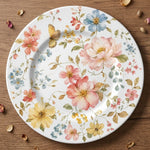 White Charger Plates - Classic Round Under Plates for Wedding & Dining - effect view 1