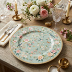 Sage Green Charger Plate - Modern Under Plate for Dining Table - MintiHome