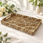 Daily Decorative Plastic Serving Tray – Caramel Pelt Trio - MintiHome