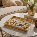 Desert Camel Glass Serving Tray – Palms Dunes Folk Art - MintiHome