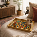 National Days Mosque Glass Tray – Geometric Pattern - MintiHome