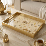 National Days Lantern Glass Tray – Mosque Skyline Art - MintiHome