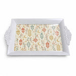 Ramadan Decorative Serving Tray – Cream Lantern Seamless Repeat - MintiHome