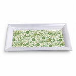 Ramadan Decorative Serving Tray – Cream Calligraphy Seamless Repeat - MintiHome