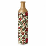 Christmas Bauble Metal Flower Vase – Poinsettia Pinecone - MintiHome