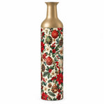 Christmas Ornament Metal Flower Vase – Holly Bauble Wreath - MintiHome