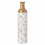 Blush Bloom Metal Flower Vase – Cream Meadow Wildflower Sprig - MintiHome
