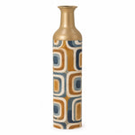 Terra Frames Metal Flower Vase – Cream Mustard Frame - MintiHome