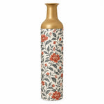 Daily Metal Flower Vase – Coral Peony and Berry Vine - MintiHome