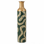 Gilded Ribbon Metal Flower Vase – Looping Ribbon Coil - MintiHome