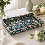 Morris Floral Paisley Plastic Serving Tray – Full Print Border full-print plastic serving tray shown in a product view.