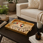 UAE Founders Glass Serving Tray – Portraits Flag Palms - MintiHome