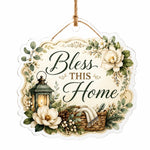 Bless This Home Acrylic Hanging Wall Decor – Magnolia - MintiHome
