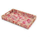 Blush Pink Maple Leaves Rectangular Tray | Romantic Home Decor Gift - MintiHome
