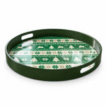 Christmas Decorative Serving Tray – Nordic Reindeer Bands - MintiHome