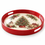 Christmas Decorative Serving Tray – Sleigh Tree Treasure - MintiHome