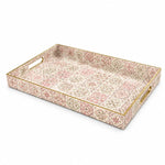 Daily Decorative Plastic Serving Tray – Dusty Pink Sage Mosaic - MintiHome