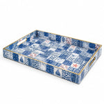 Daily Decorative Plastic Serving Tray – Nautical Patchwork - MintiHome