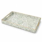 Daily Sage Floral Plastic Serving Tray – Botanical & Bird - MintiHome