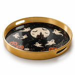 Halloween Silhouette Plastic Serving Tray – Mansion Moon - MintiHome