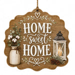 Home Sweet Home MDF Wood Hanging Wall Decor – Farmhouse - MintiHome