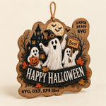 Welcome Witches MDF Wood Hanging Wall Decor – Black Cat Pumpkins - MintiHome