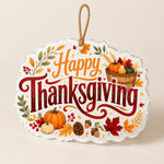Hello Fall Pumpkin Truck Acrylic Hanging Wall Decor - Autumn Harvest - MintiHome