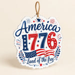 Sweet Land Of Liberty Acrylic Hanging Wall Decor – Eagle - MintiHome