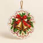 Christmas Ornament Trio Acrylic Hanging Wall Decor – Holly - MintiHome