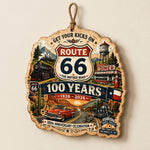 Route 66 Centennial MDF Wood Hanging Wall Decor – Joshua Tree - MintiHome