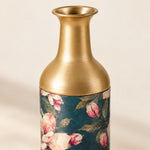 Sage Poppy Metal Flower Vase – Navy Magnolia Bluebird - MintiHome