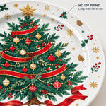 Christmas Decorative Charger Plate – Merry Christmas Script - MintiHome