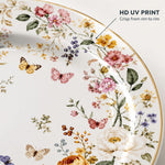 Home Sweet Home Decorative Plastic Plate – Berry Floral - MintiHome