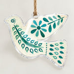 Christmas Acrylic Hanging Wall Decor – Gold Star Dove - MintiHome