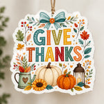 Happy Thanksgiving Turkey Acrylic Hanging Wall Decor – Letters - MintiHome