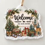 Hello Winter Snowman MDF Wood Sign – Hot Cocoa & Star - MintiHome